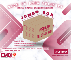 EMB Cargo JUMBO Box Bound to Metro Manila/Cavite/Bulacan/Laguna/rizal - SAGAWA