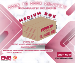 EMB Cargo Medium Box Bound to Metro Manila - SAGAWA