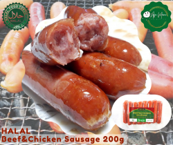 Halal Beef & Chicken Sausage 200g