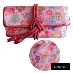 携帯用ジュエリー ポーチ（金襴）/Travel jewelry roll pouch < Kinran > Kinran007