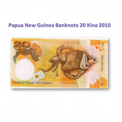 20 キナ パプアニューギニア　未使用　紙幣　札 2010年 / 20 Kina Papua New Guinea Banknote cbj-n-10797 2010 UNC