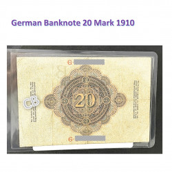 20 マーク　ドイツ ベルリン　使用済み　紙幣　旧札　札　1910年 / 20 Mark German Berlin Banknotes 1910, CBJ-N-12325