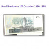 100 クルザード　ブラジル　未使用　紙幣　札　1986-1988年 / 100 Cruzados Brasil banknotes 1986-1988 UNC, CBJ-N-11901