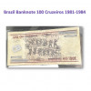 100 クルゼイロ　ブラジル　使用済み　紙幣　旧札　札　1981-1984年 / 100 Cruzeiros Brasil banknotes 1981-1984, CBJ-N-1000713