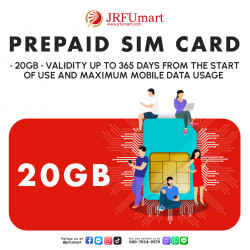 PREPAID SIM CARD 20GB 365Days