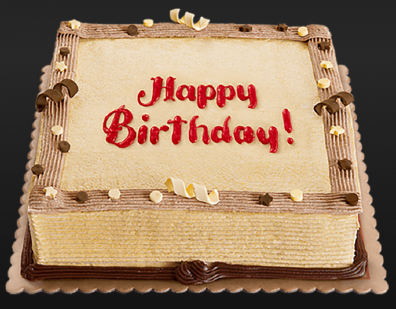 Mocha Dedication Cake 8x8