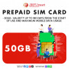 PREPAID SIM CARD 50GB 180Days