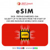 eSIM PREPAID SIM CARD 10GB 180Days