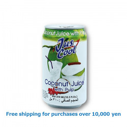 Coconut Juice with pulp Jus Cool 310ml/ココナッツジュース（果肉入り）[34024132]