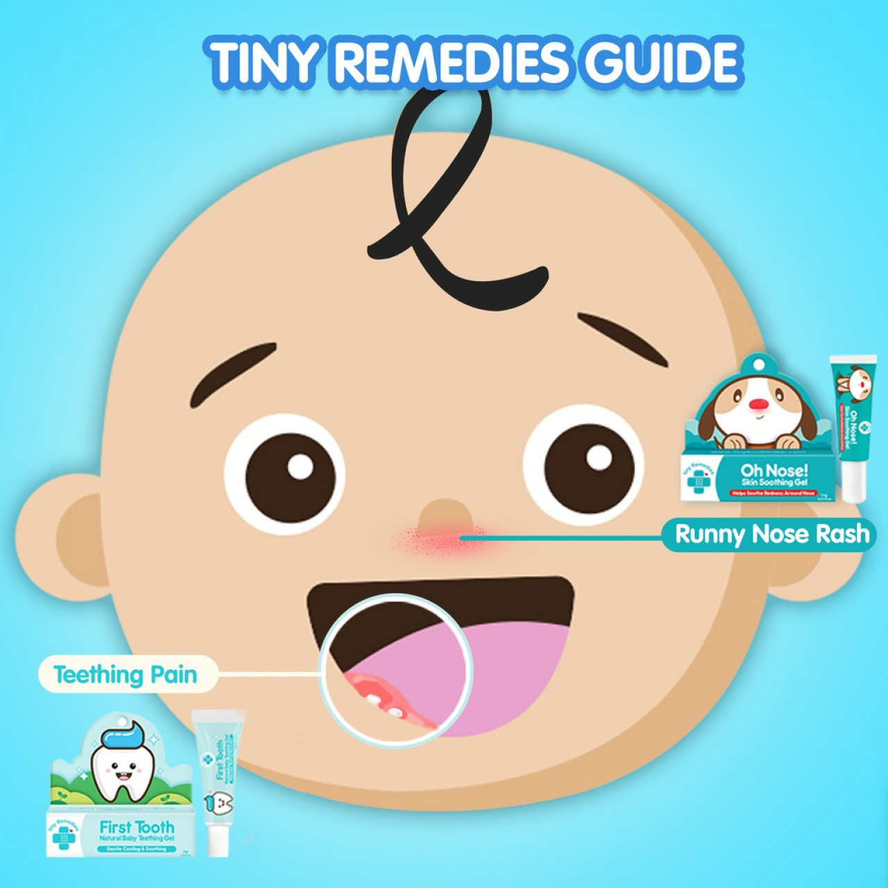 Tiny Remedies First Tooth Natural Baby Teething Gel (20g)