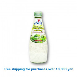 Young Coconut juice with Pulp V Fresh 290ml / ココナッツジュース(果肉入り）[34024130]