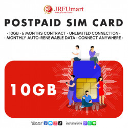 DATA SIM CARD 10GB 6months subscription plan
