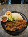 Grilled pork belly with Rice