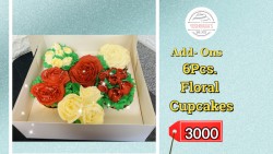 Add ons Floral Cupcake