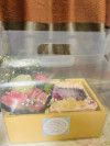 Mothers day cake and fresh flower