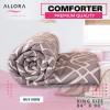 Ash Stripe King Size Comforter - allora_73