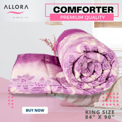 Purple Print Comforter - allora_70