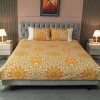 Heritage Harmony – Alpana Print Bedsheet – Yellow - allora_04