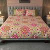 Heritage Harmony – Alpana Print Bedsheet – Magenta - allora_03