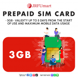 PREPAID SIM CARD 3GB 5Days