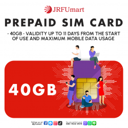 PREPAID SIM CARD 40GB 11Days