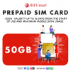 PREPAID SIM CARD 50GB 16Days