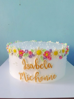 Simple Flower Cake