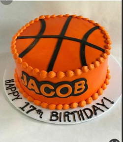 Basketball Cake 1