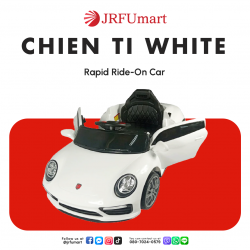 Chien Ti White Rapid Ride-On Car