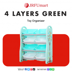 4 Layers Green Toy Organizer