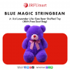 Blue Magic Stringbean, Jr. Xxl Lavender Life-Size Bear Stuffed Toy (With Free Dust Bag)