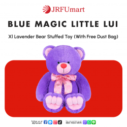 Blue Magic Little Lui Xl Lavender Bear Stuffed Toy (With Free Dust Bag)