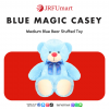 Blue Magic Casey Medium Blue Bear Stuffed Toy