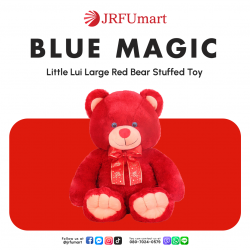 Blue Magic Little Lui Large Red Bear Stuffed Toy