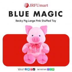 Blue Magic Becky Pig Large Pink Stuffed Toy