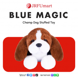 Blue Magc Champ Dog Stuffed Toy