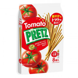 Ezaki Glico PRETZ 【tomato】8packs x 48pieces