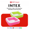 Intex Pink 34in x 34in x 10in Play Box Inflatable Swimming Pool