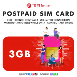 DATA SIM CARD 3GB 1month contract