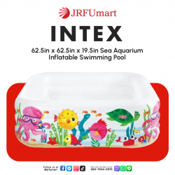 Intex 62.5in x 62.5in x 19.5in Sea Aquarium Inflatable Swimming Pool