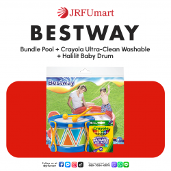 Bestway Bundle Pool + Crayola Ultra-Clean Washable + Halilit Baby Drum