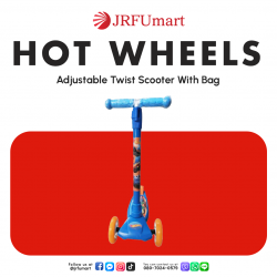 Hot Wheels Adjustable Twist Scooter With Bag