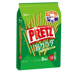 Ezaki Glico PRETZ 【salad】8packs x 48pieces