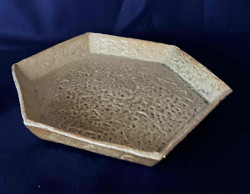 自然釉角皿(Shizenyu Kakuzara)/ Natural glaze square plate