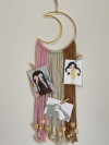 Macrame ribbon/photo/memo hanger 1