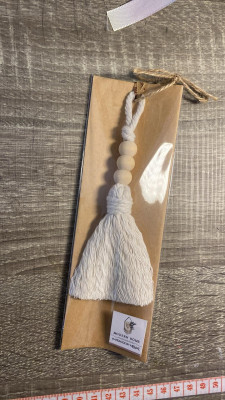 Macrame key chain tassel