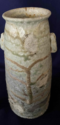 自然釉花入(Shizenyu Hanaire)/ Natural glaze flower vase【④】