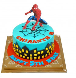 Spiderman customize cake