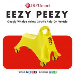 Eezy Peezy Googly Whirlee Yellow Giraffe Ride-On Vehicle