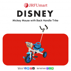 Disney Mickey Mouse with Back Handle Trike